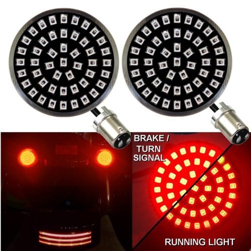 2” LED Front Turn Signals - Eagle Lights Generation II Midnight Edition Rear LED Turn Signals