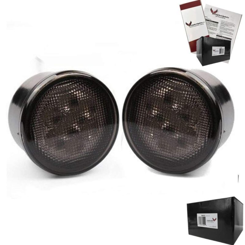 eagle lights 8700ts smoked amber led turn signals for jeep wrangler 11188868