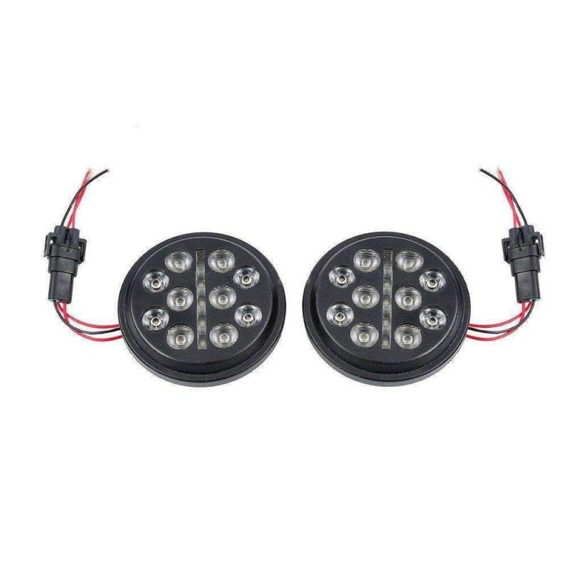 eagle lights slim line 45 auxiliary passing led lights for harley davidson and indian motorcycles plug and play connection 11189521