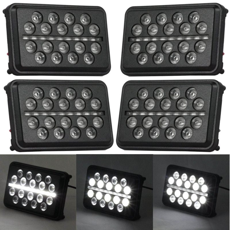 4 X 6 LED Headlights - Eagle Lights 4" X 6" SLIM LINE Multi LED Projection Headlight